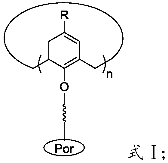 Macrocyclic carrier multi-center metalloporphyrin complex and preparation method of polycarbonate