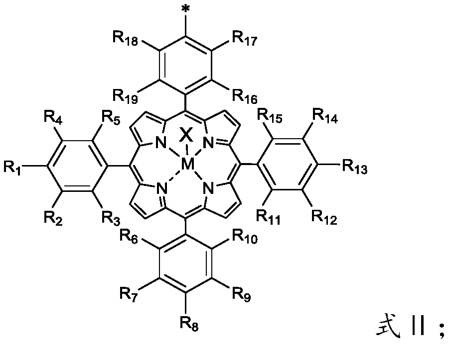 Macrocyclic carrier multi-center metalloporphyrin complex and preparation method of polycarbonate