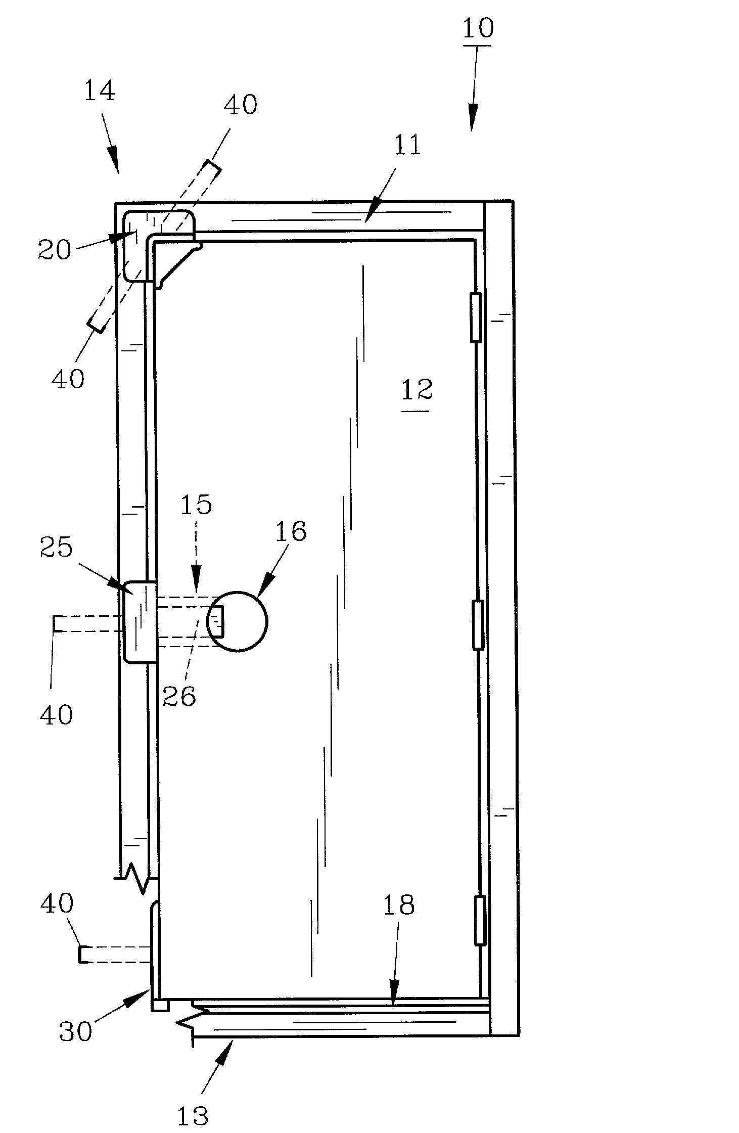 Door support system and method