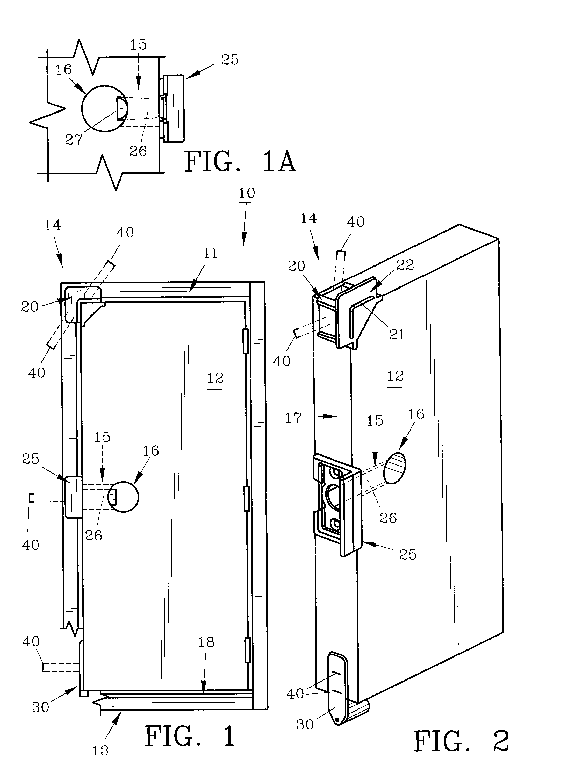 Door support system and method