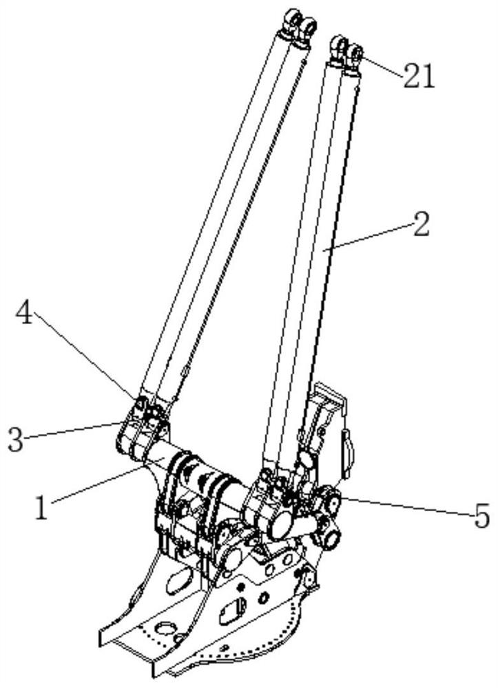 Lifting device of mast of rotary drilling rig and rotary drilling rig