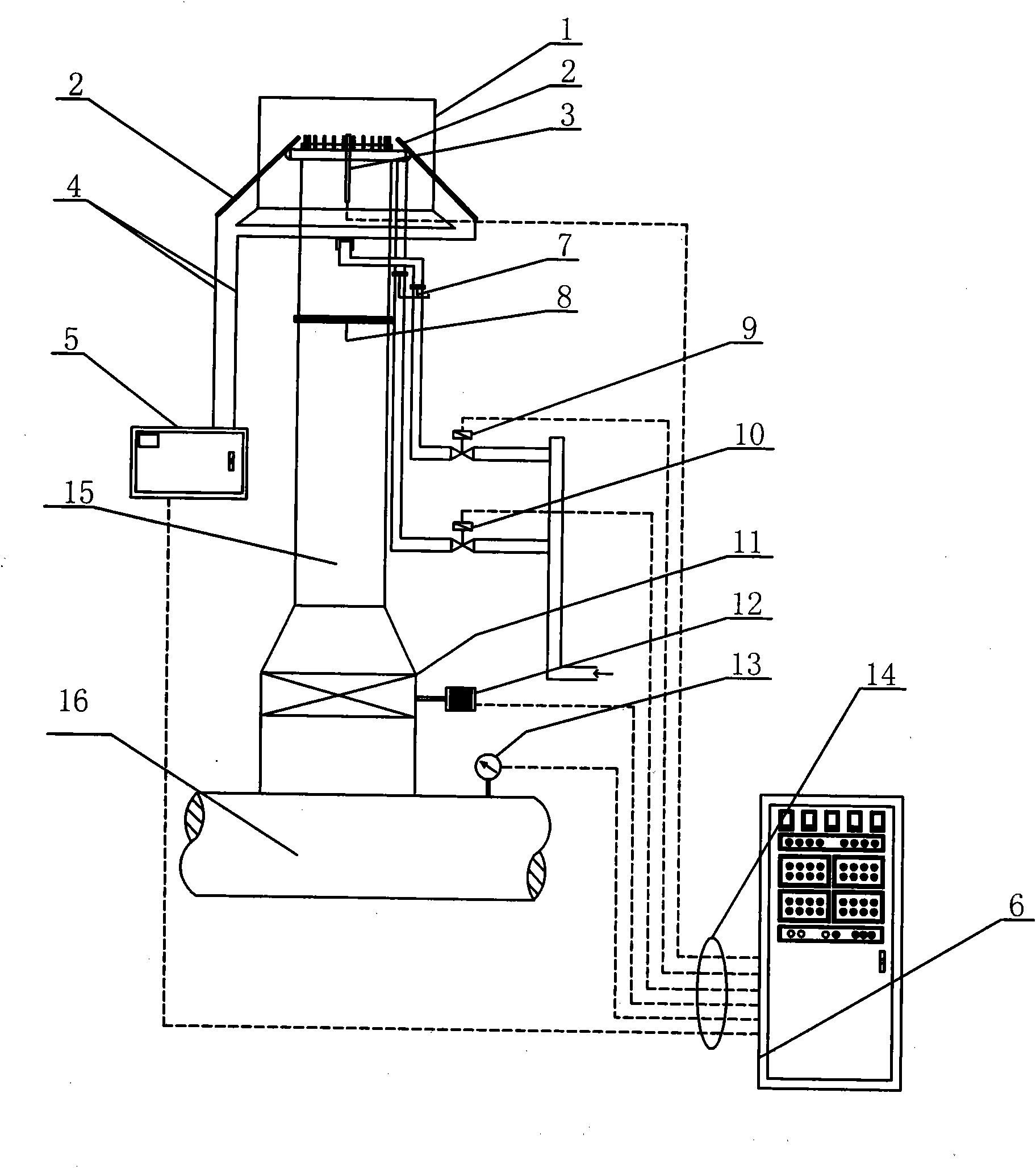 Application of anti-fluctuation diffusion curve in gas collecting pipe diffusion control device of coke furnace