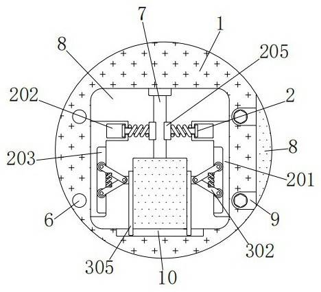 An anti-winding battery replacement robot