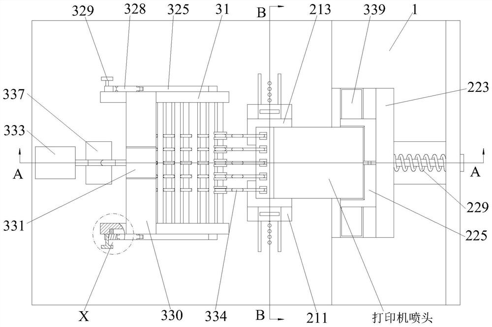 Cleaning method for ink-jet printer accessory nozzle