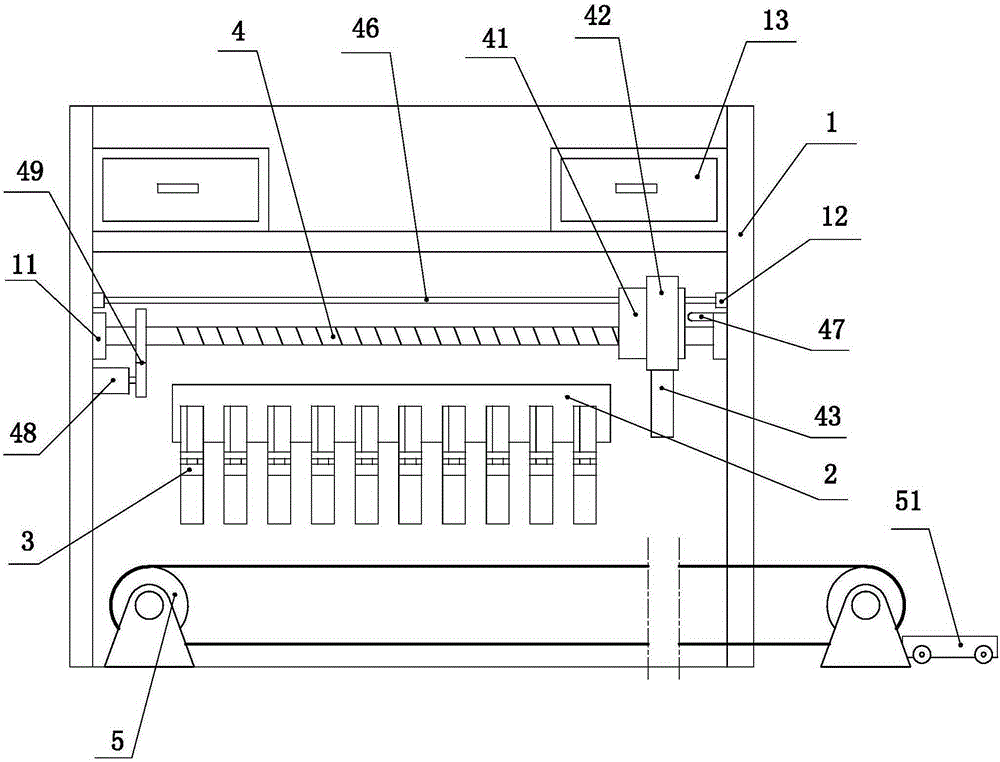 Taking device for cable stripping pliers