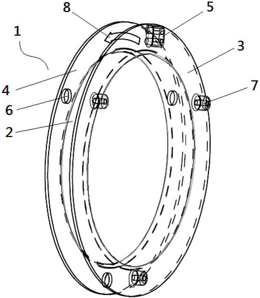 Magnetic levitation bearing framework and magnetic levitation bearing