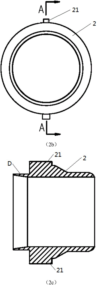 Angle positioning riveting tool for radiator water chamber water pipe