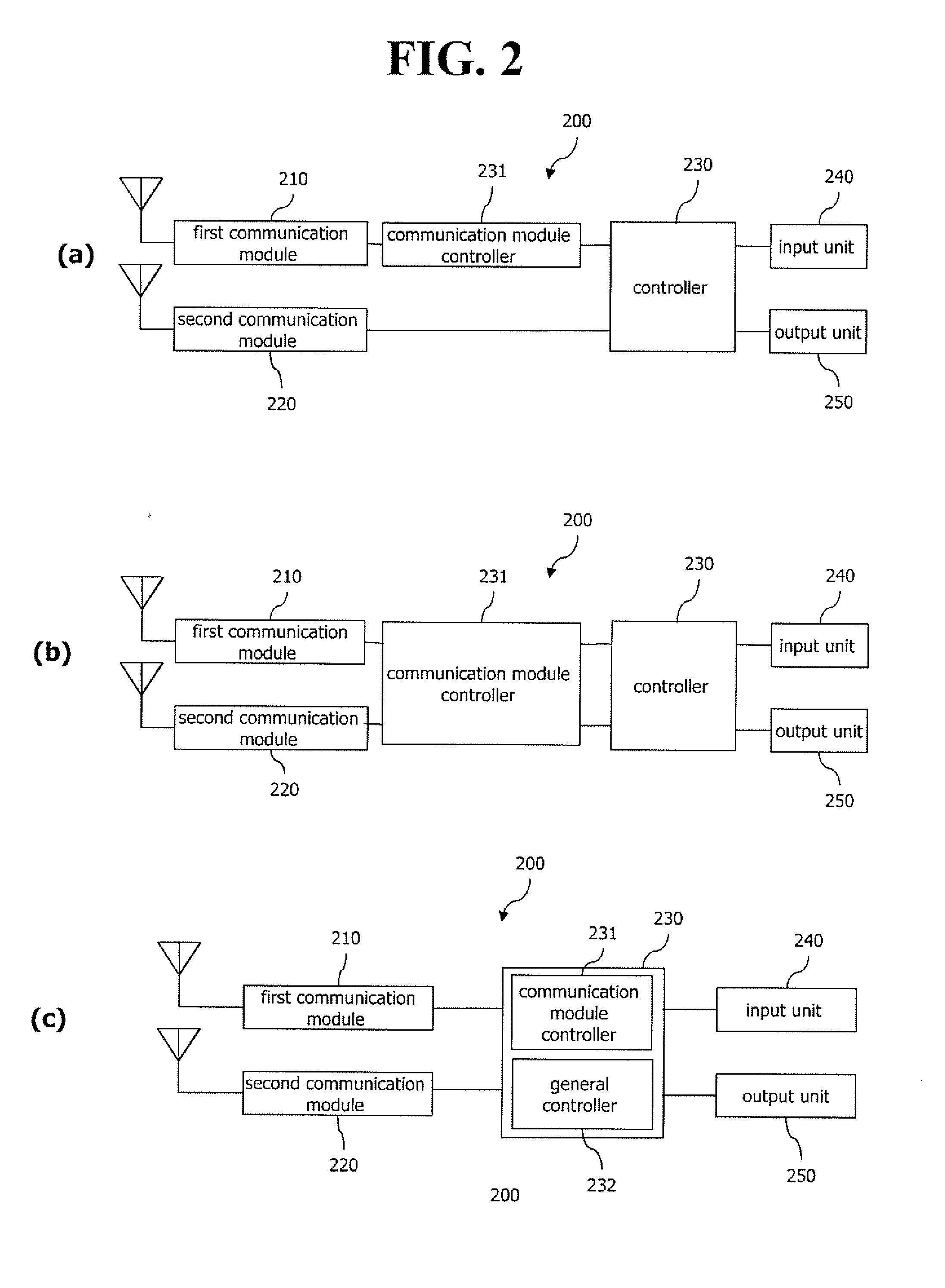 Multi-mode mobile communication terminal and method for reducing power consumption thereof