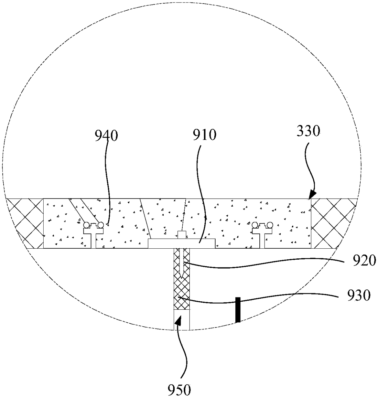 Half-road and half-bridge structure