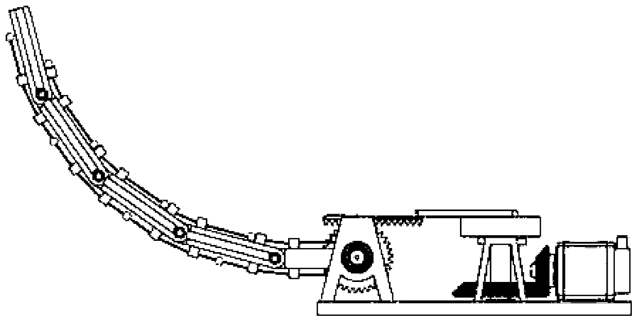 Beaver tail-simulated swing mechanism