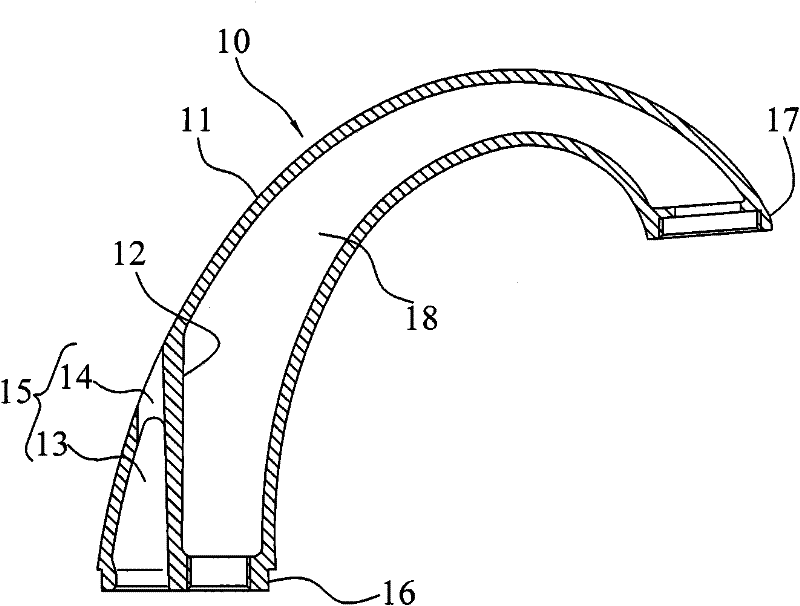 Manufacturing method and product of lead-free copper water outlet pipe