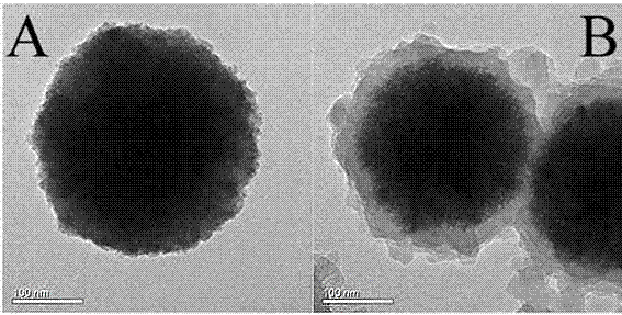 A magnetic covalent organic framework nanocomposite material and its preparation method and application