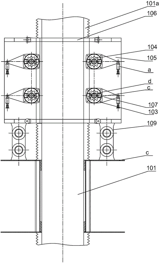 Hydraulic system for gear and rack type lifting mechanism - Eureka ...