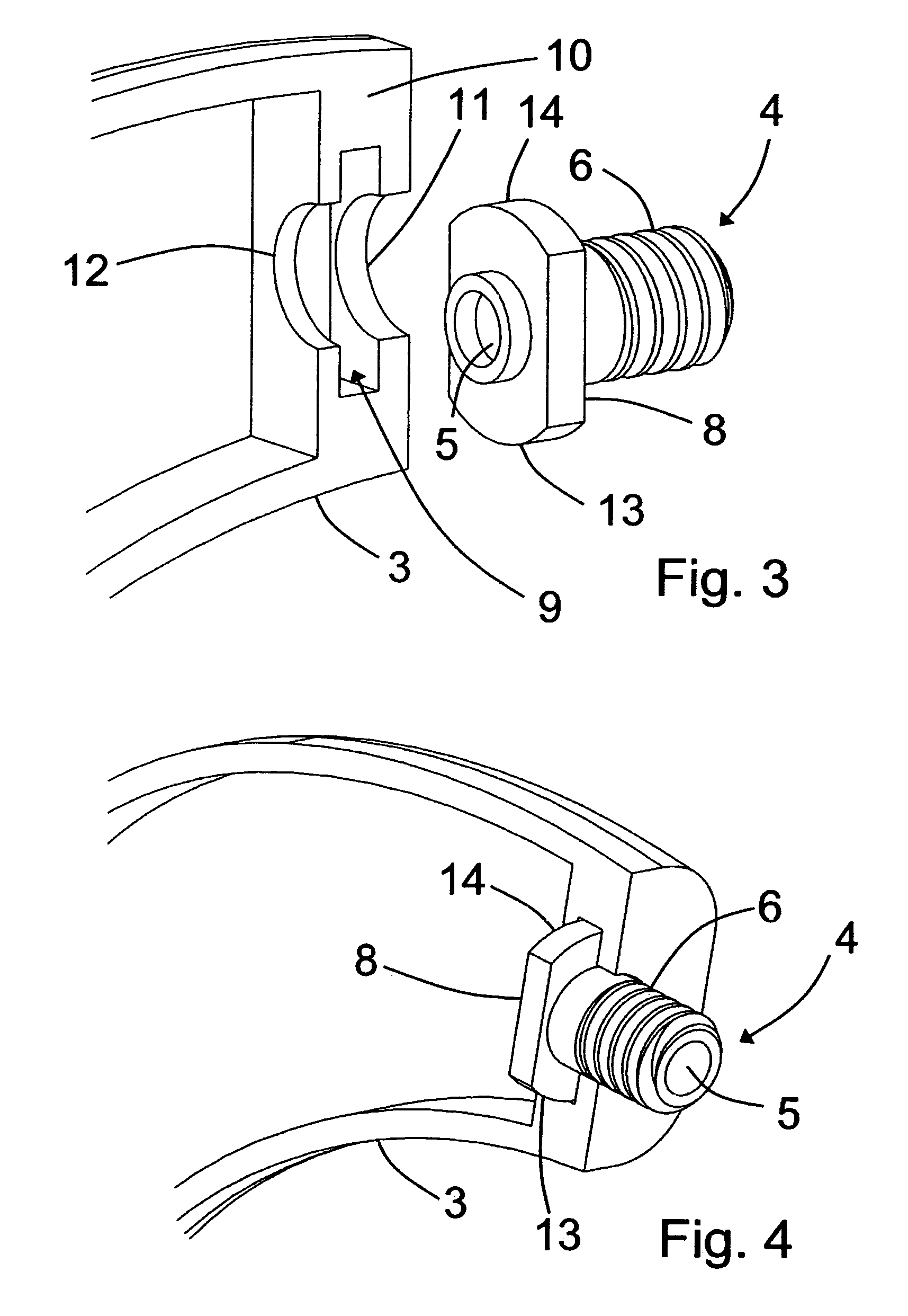 Interchangeable attachment means for attaching a conductor to a hearing aid