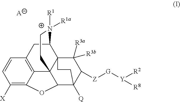 Quarternized buprenorphine analogs