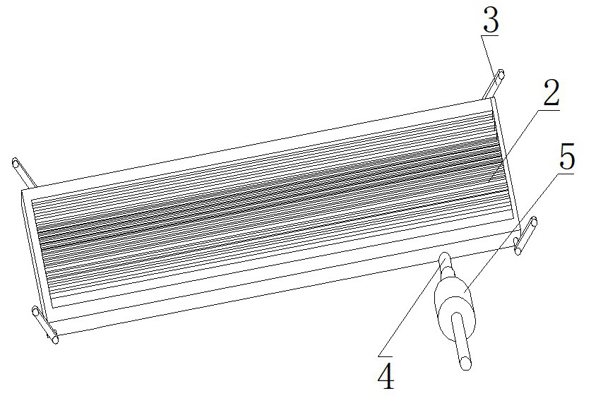 Device for fixing size of opening by screening and distributing almonds