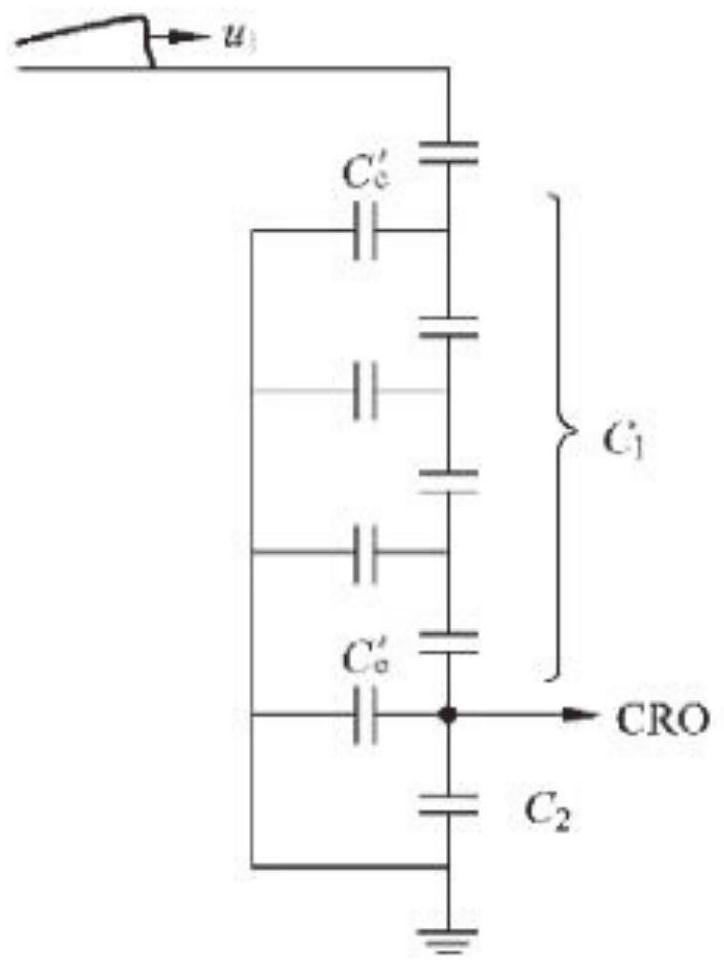 Precise AC/DC broadband voltage dividing device and method