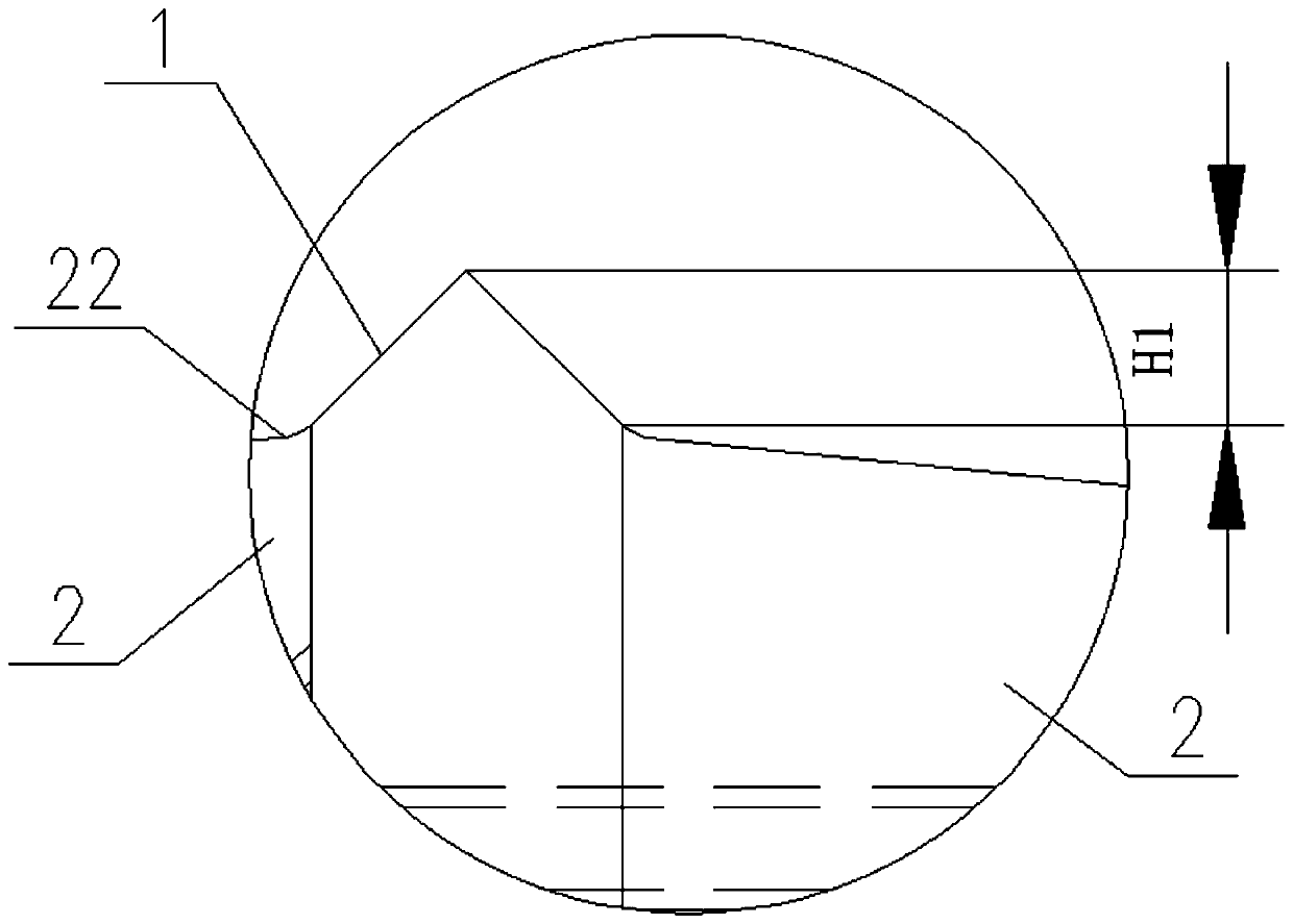 Thermal longitudinal cutting blade device and cutting blade height adjustment method