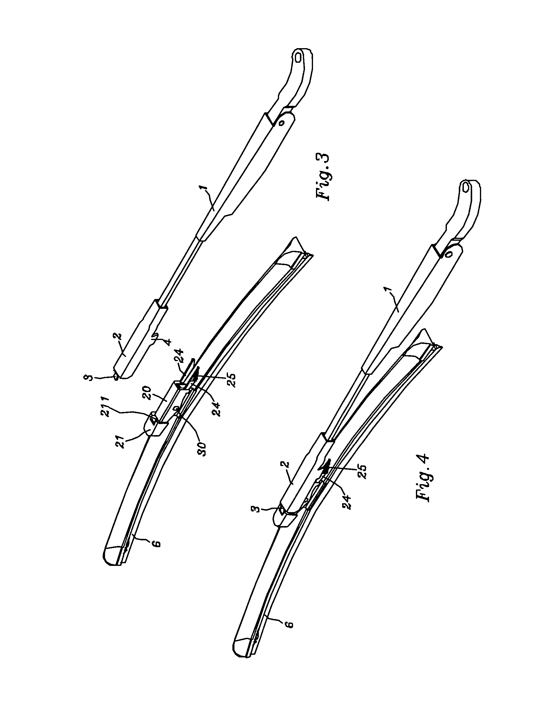 Joint device for wiper arm of car windshield