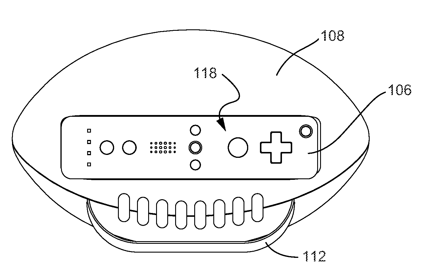 Method and apparatus for simulating games involving a ball
