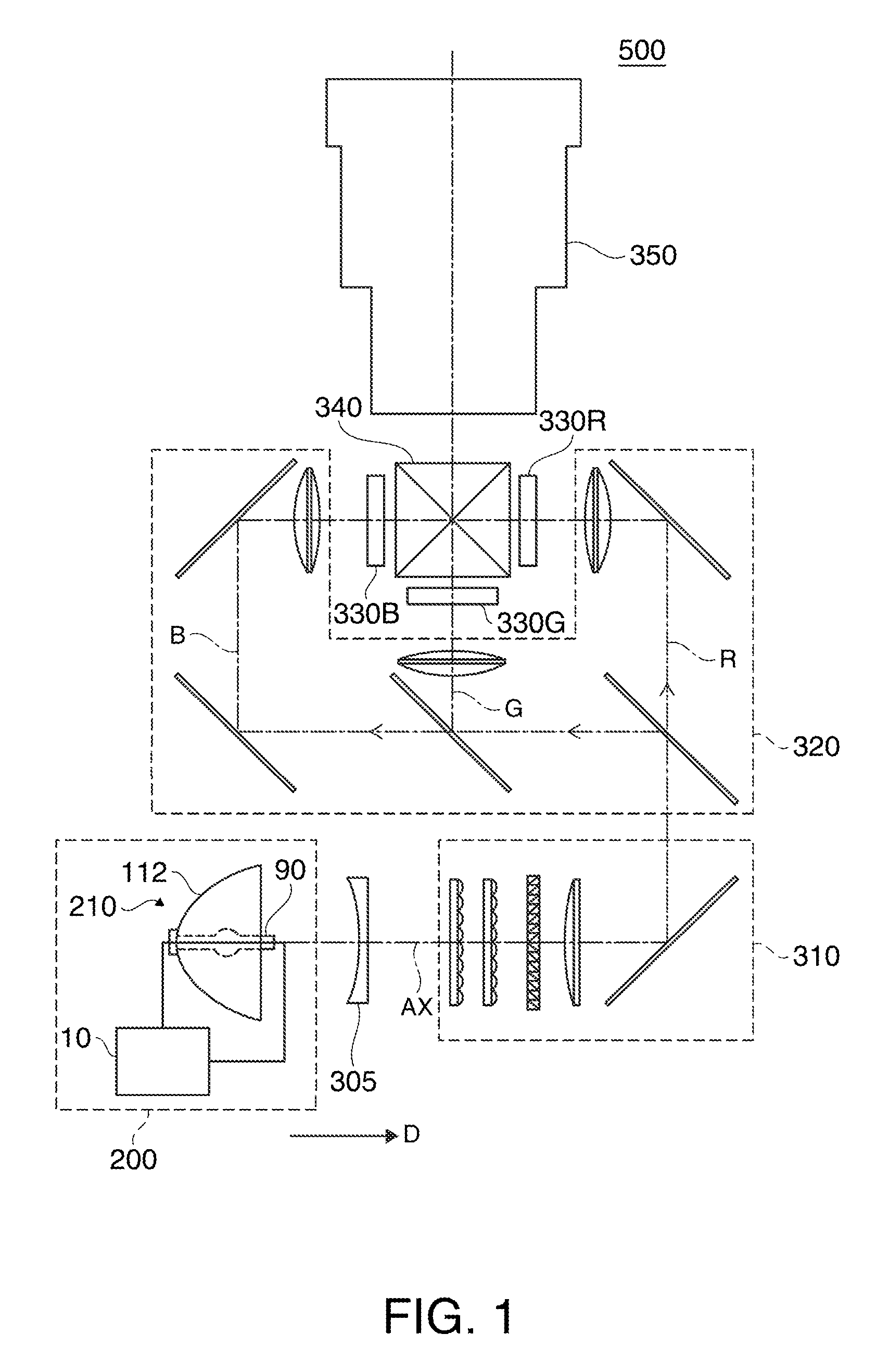 Discharge lamp lighting device, projector, and driving method of discharge lamp