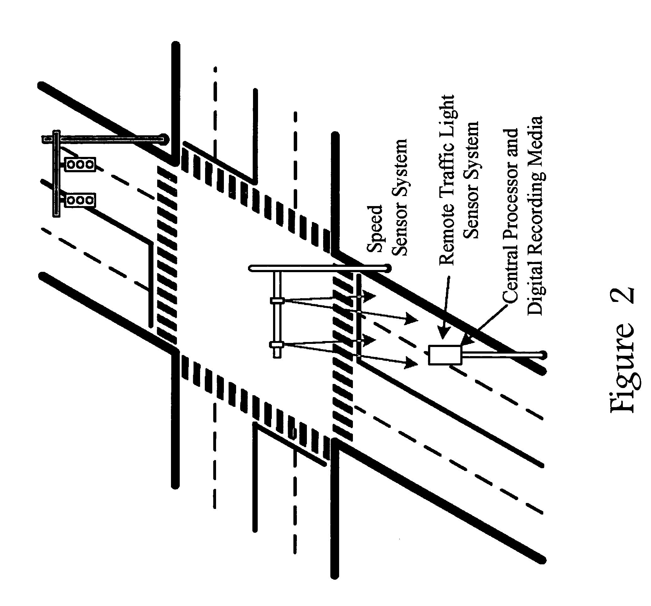 Traffic light status remote sensor system