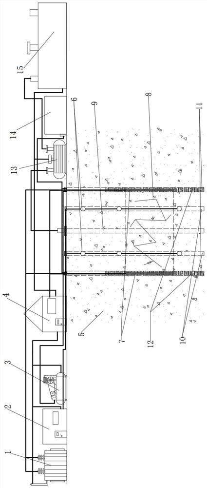 In-situ electric heating desorption method for soil organic pollutants