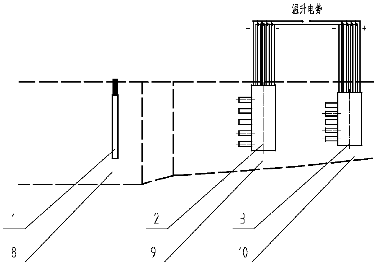 Device and method for measuring temperature rise efficiency of low-state compression component