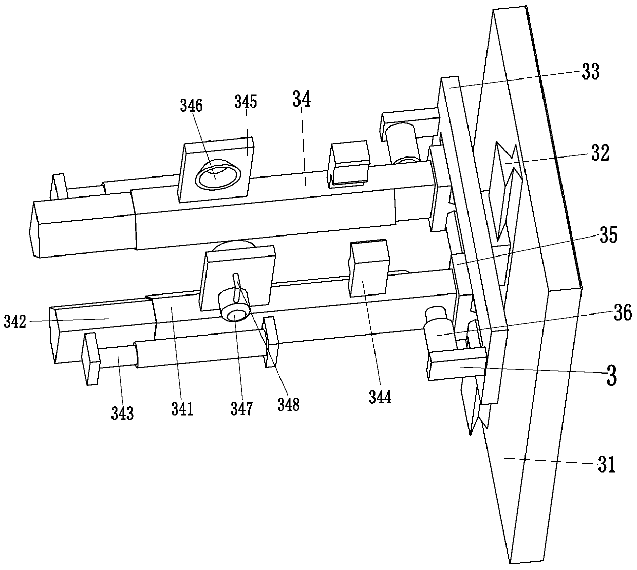 A vacuum pumping robot for soft package lithium battery packaging