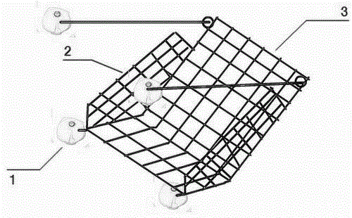 Toilet carrier basket easy to mount