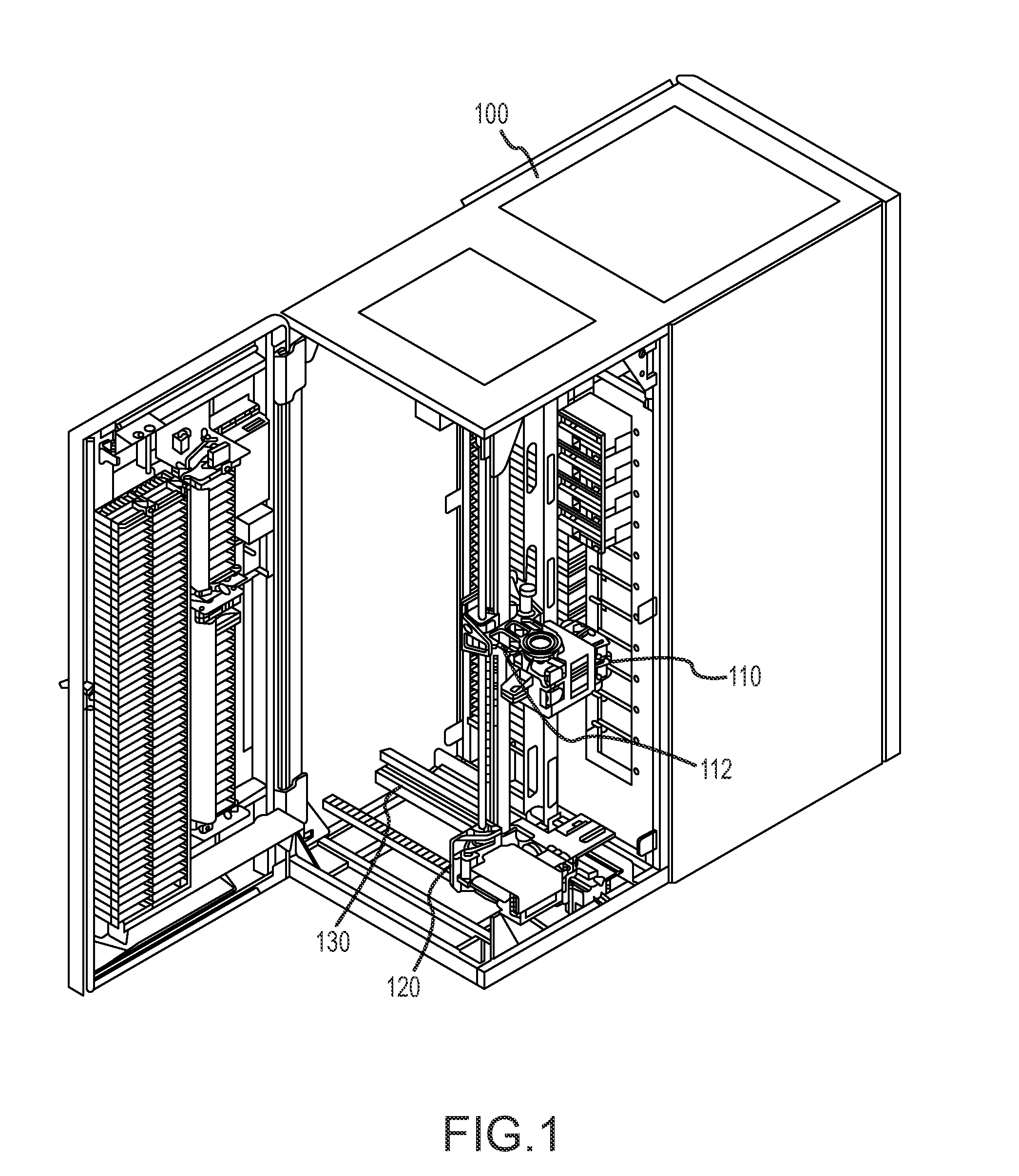 Alignment of tape cartridge accessor