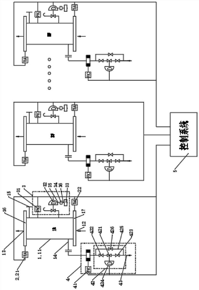 Safe operation system of heat exchanger of risers for coke oven