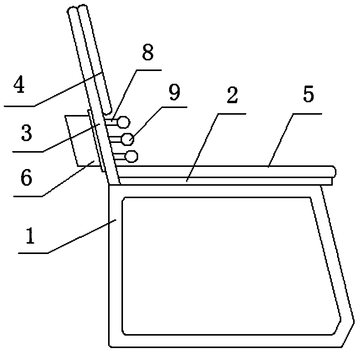 Adjustable lumbar support device for office chair