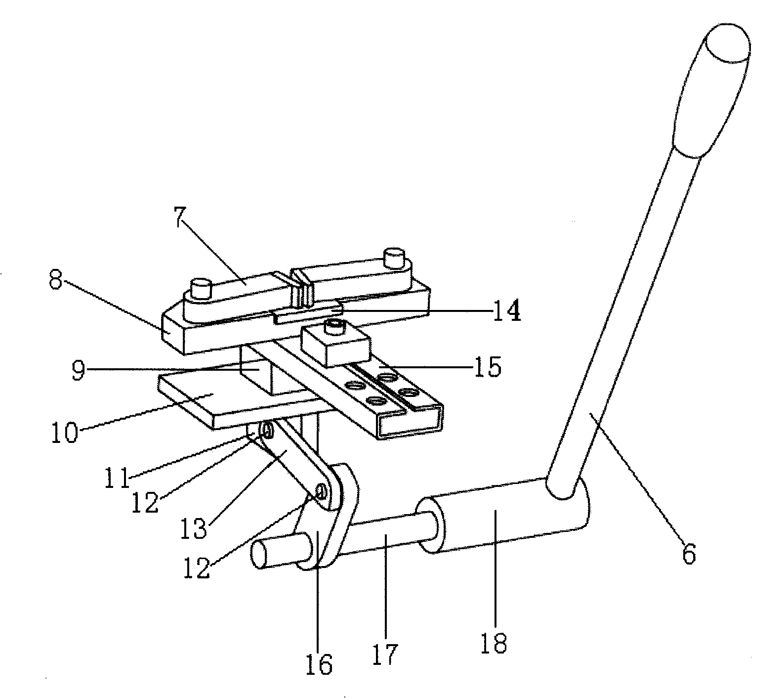 Manual simple tensile machine