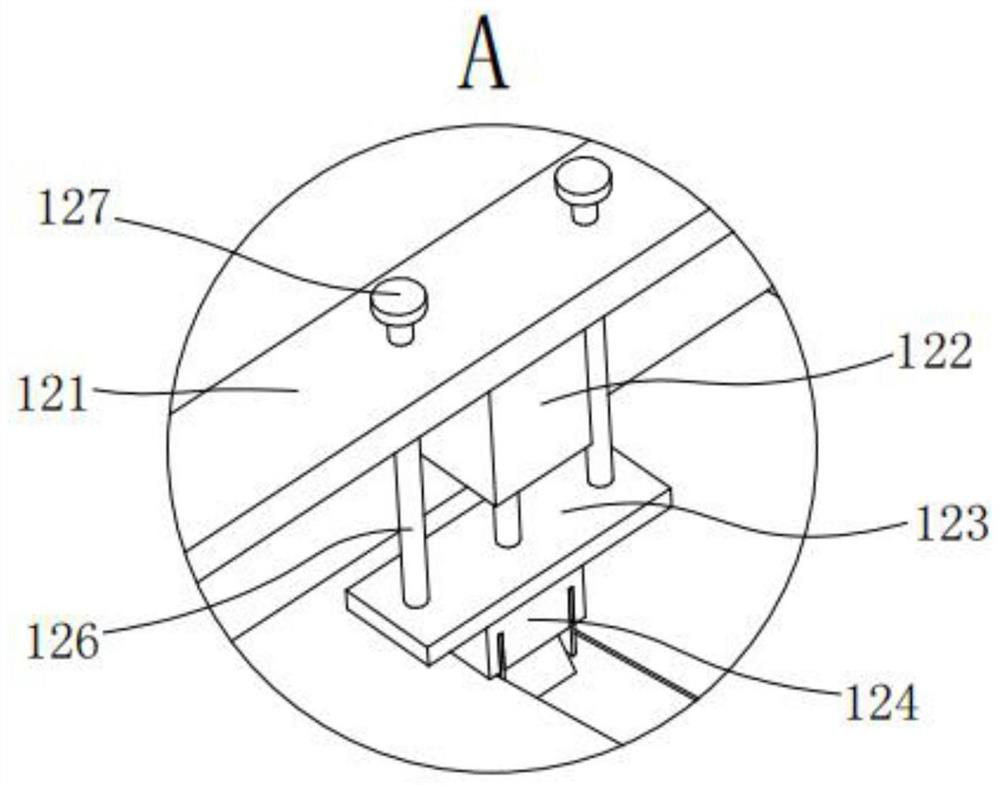 A slitting machine for garbage bag production with automatic adjustment function