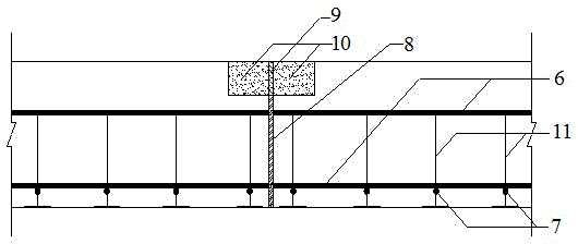 Dual-layer glass fiber concrete pavement structure applicable to city roads