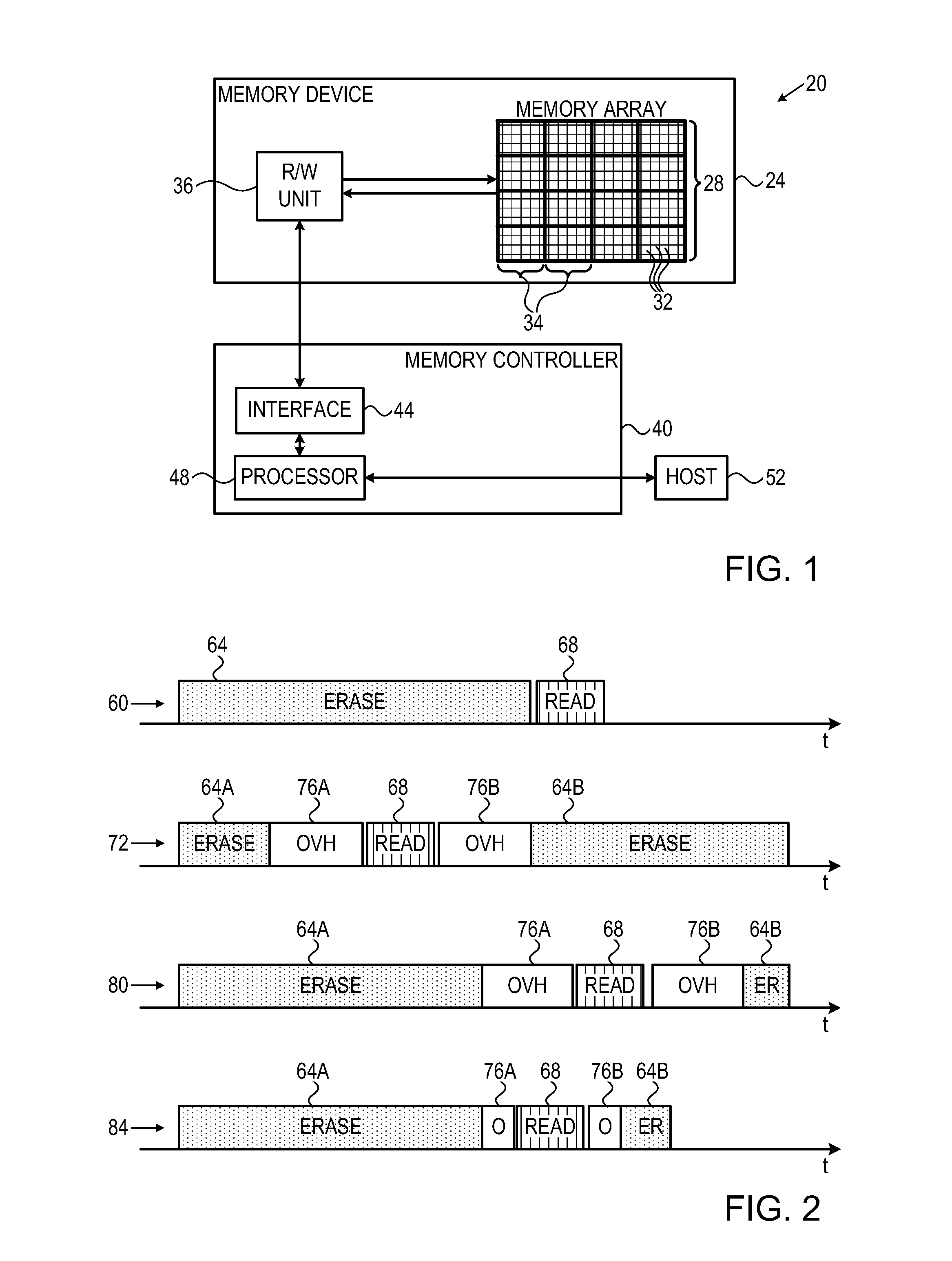 Efficient suspend-resume operation in memory devices