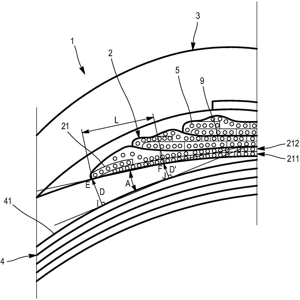 Crown reinforcements for aircraft tires