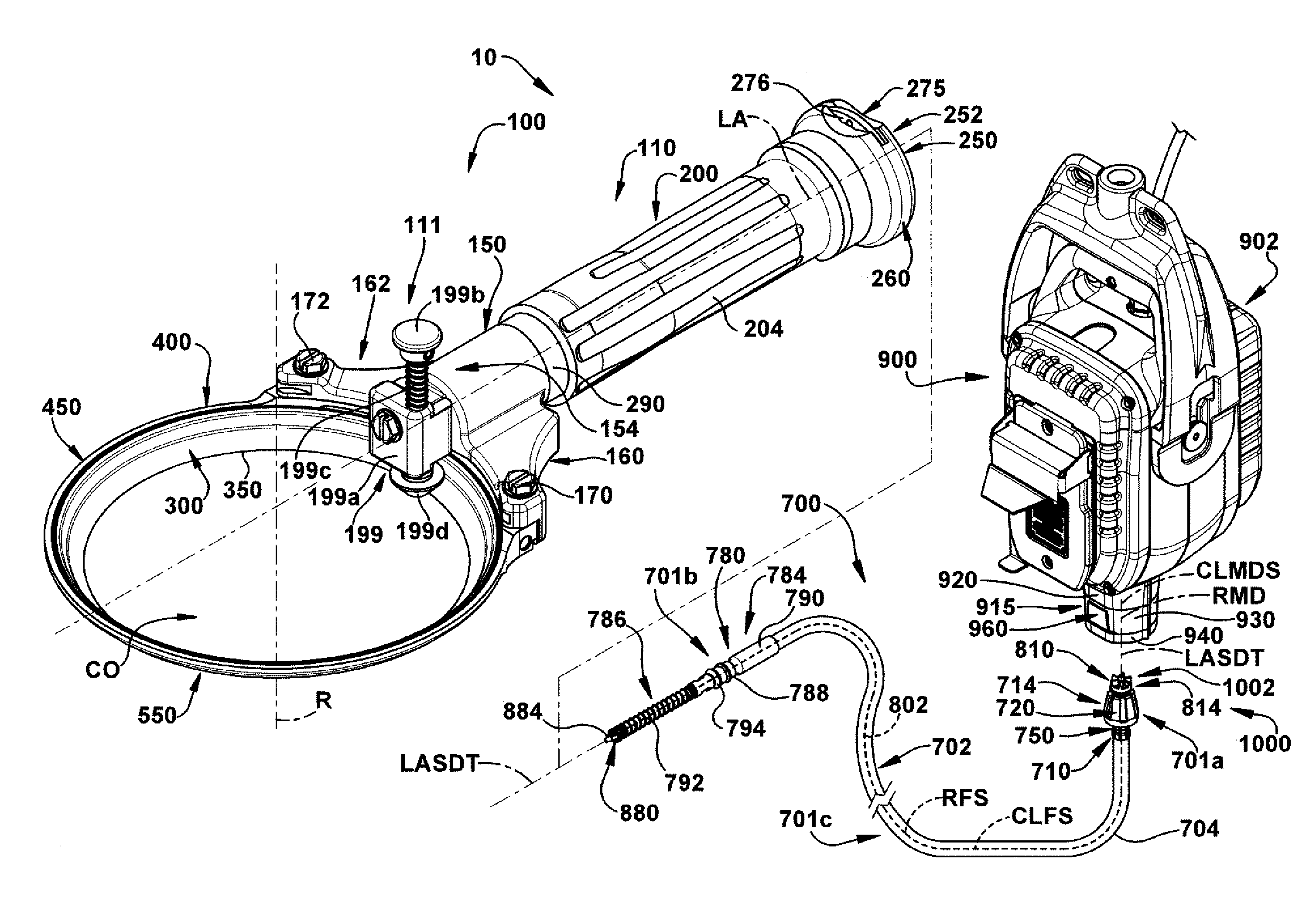 Flex Shaft With Crimped Lock Sleeve For Power Operated Rotary Knife