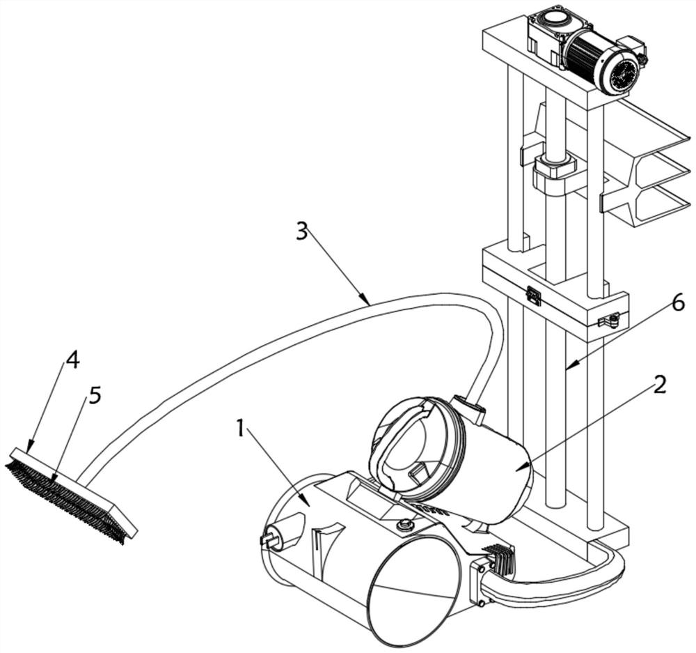 A special dust automatic processing device for building wall decoration and using method thereof