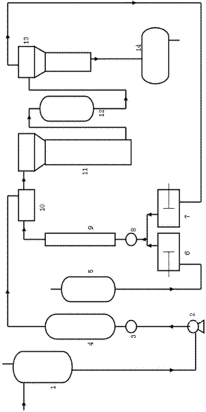 Method for continuously producing pinane by pinene and device therefor