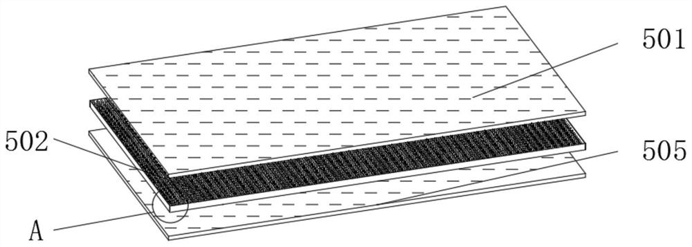 A high-strength VCM film-coated plate base with impact resistance and its preparation process