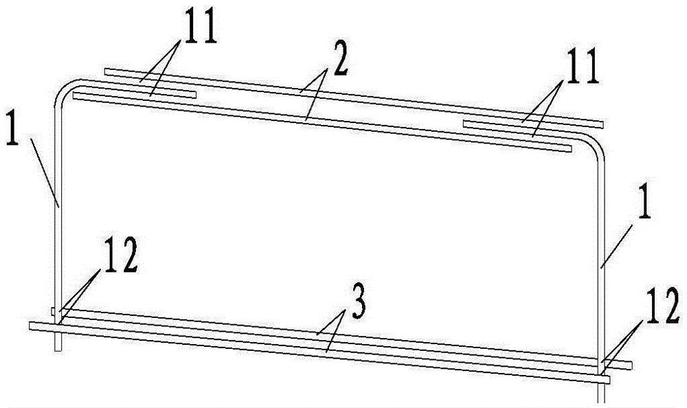 A transverse shear reinforcement connecting device for concrete bridge deck
