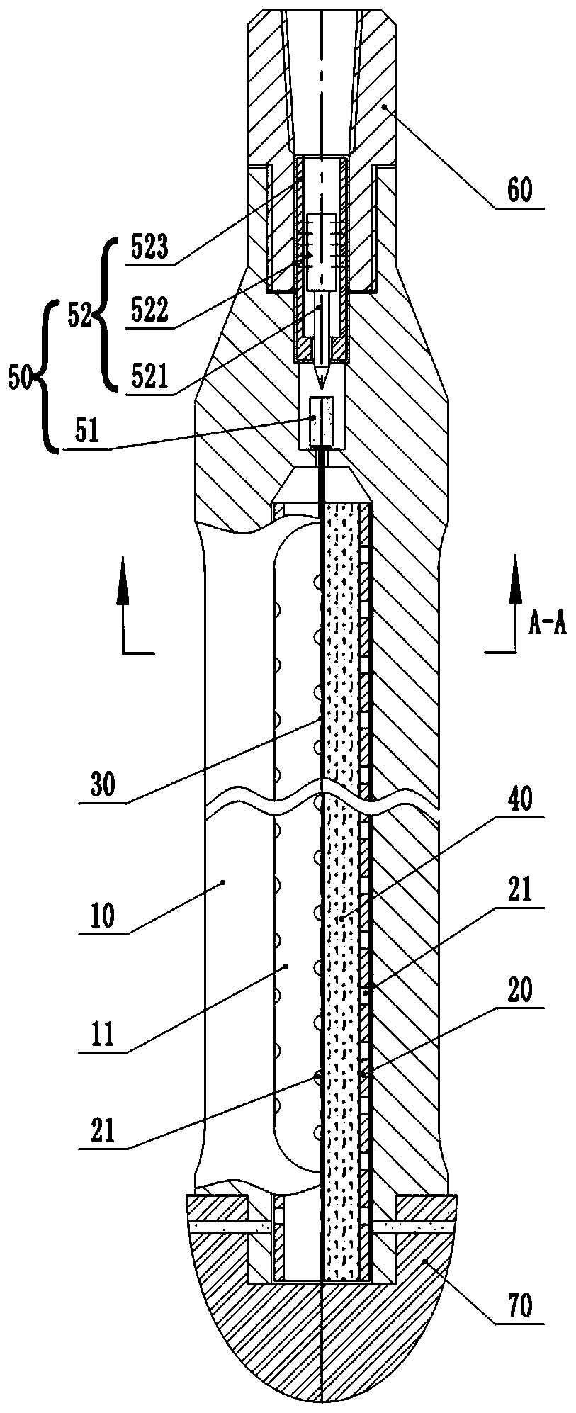 Underground leakage stopping device