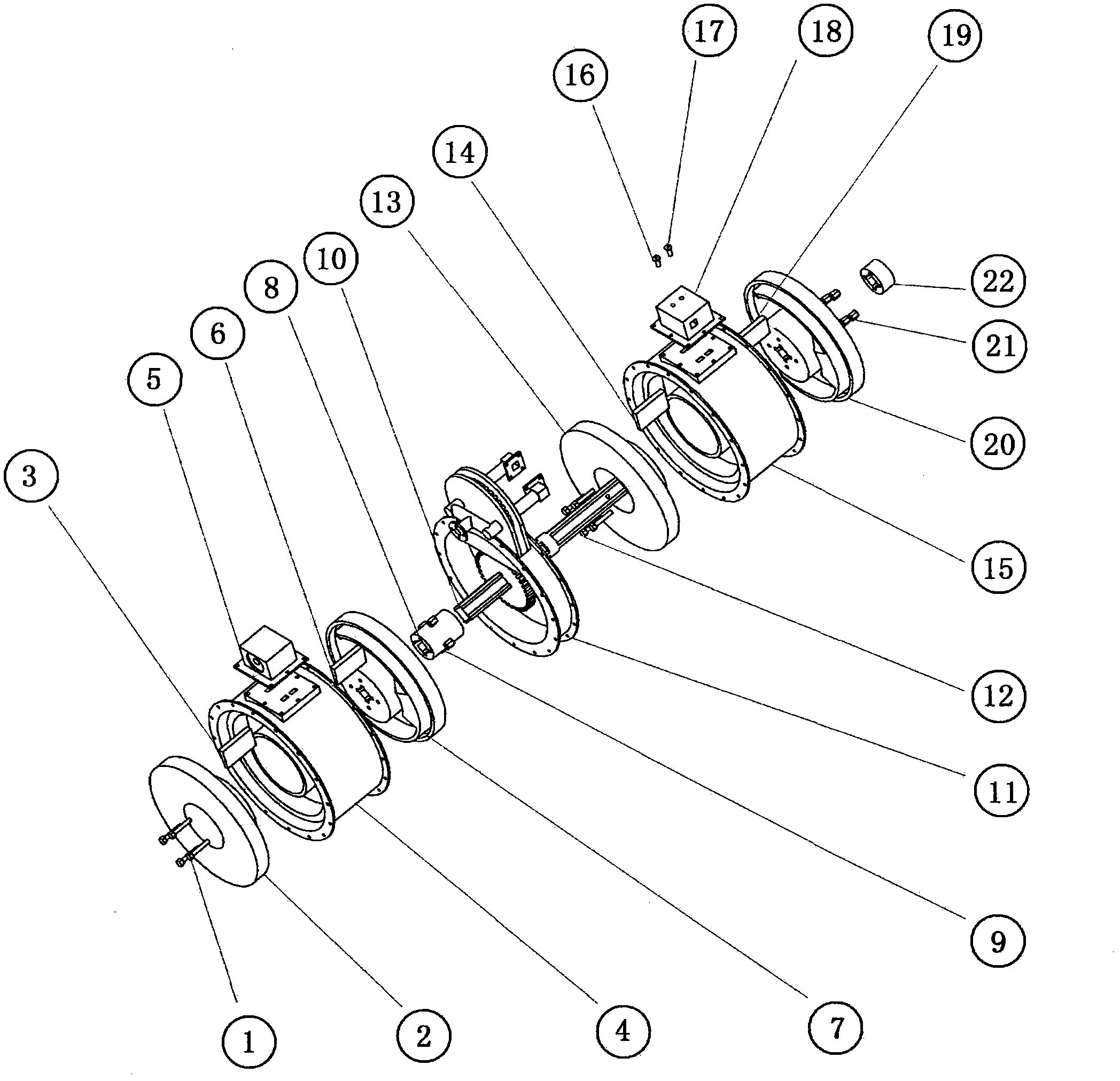 O-shaped rotary engine