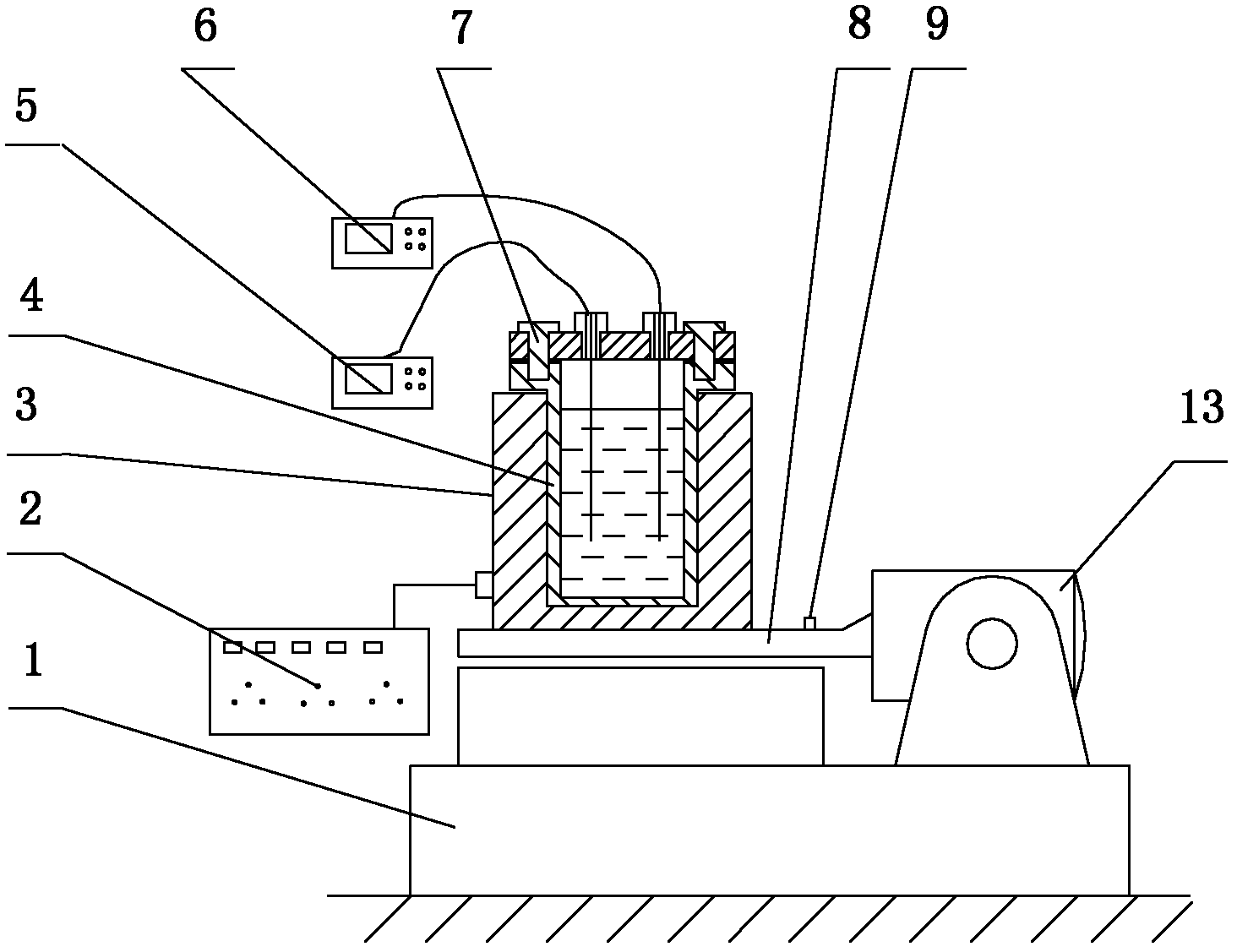 Experimental device and method for hydrothermal catalytic cracking of heavy oil under the action of low-frequency vibration waves