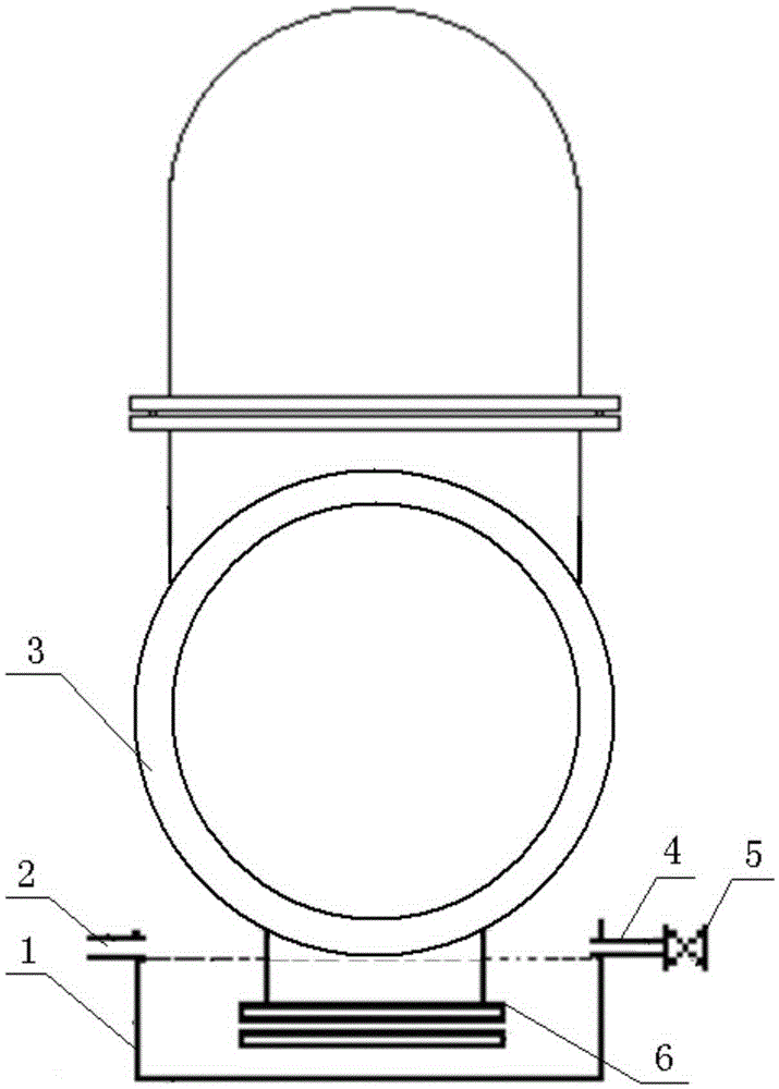 Method for cooling air leaking flange of supporting plate of hot blast valve