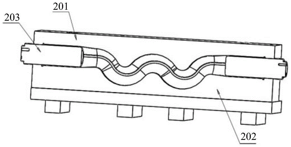 Forming method for small-radius bent pipes