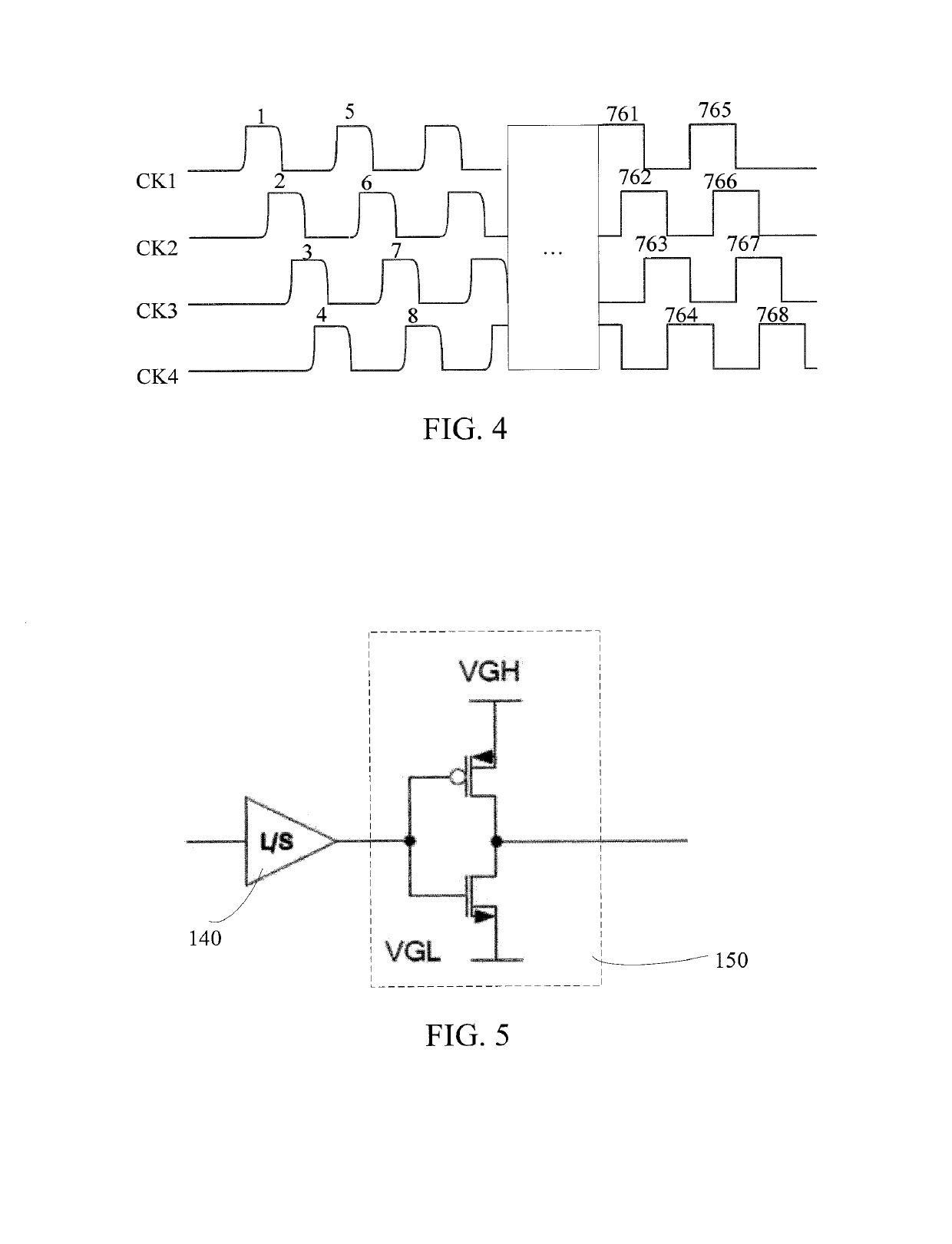 Display panel and gate signal control method for display panel