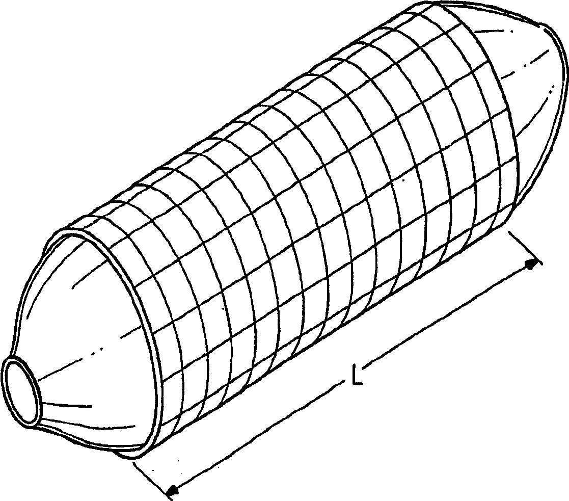 Elastomeric balloon support fabric